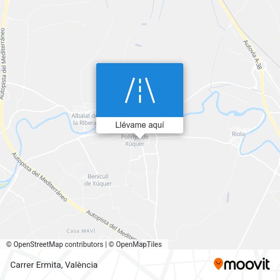 Mapa Carrer Ermita