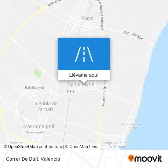 Mapa Carrer De Dalt