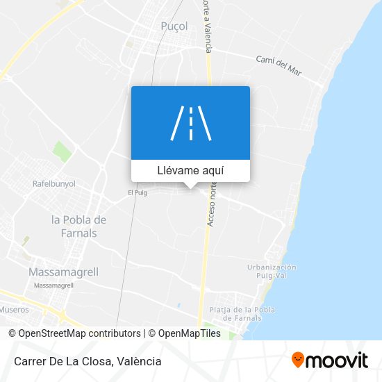 Mapa Carrer De La Closa