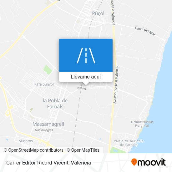 Mapa Carrer Editor Ricard Vicent