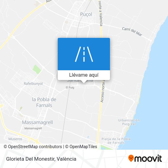 Mapa Glorieta Del Monestir