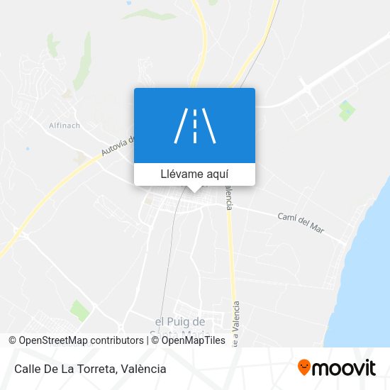 Mapa Calle De La Torreta