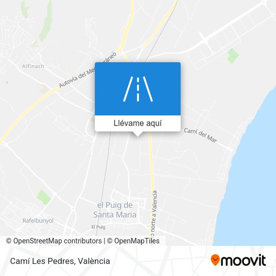Mapa Camí Les Pedres