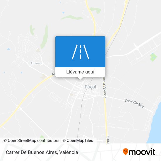 Mapa Carrer De Buenos Aires