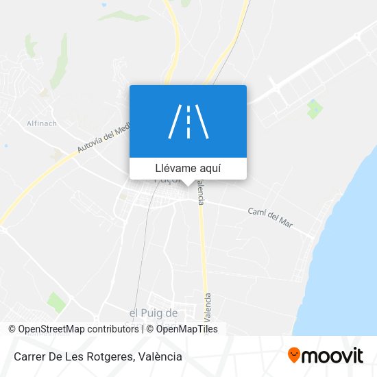 Mapa Carrer De Les Rotgeres