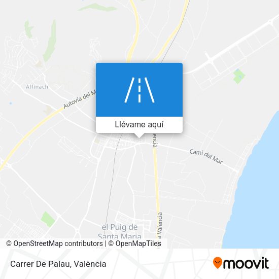 Mapa Carrer De Palau