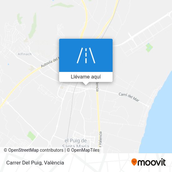 Mapa Carrer Del Puig
