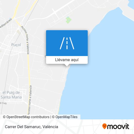 Mapa Carrer Del Samaruc