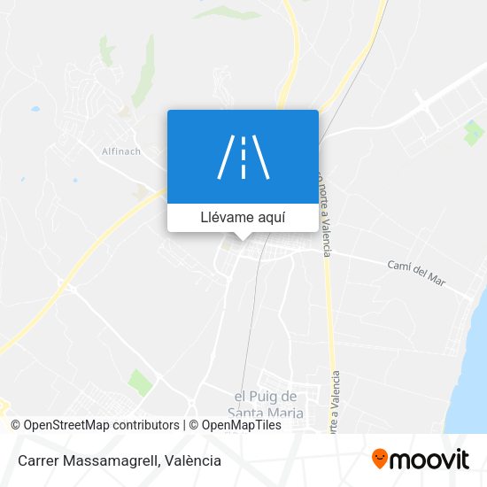 Mapa Carrer Massamagrell