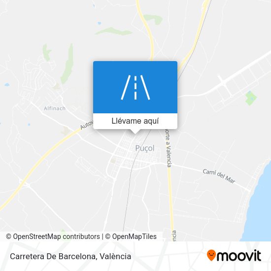 Mapa Carretera De Barcelona