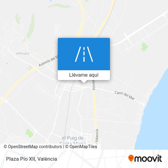 Mapa Plaza Pío XII