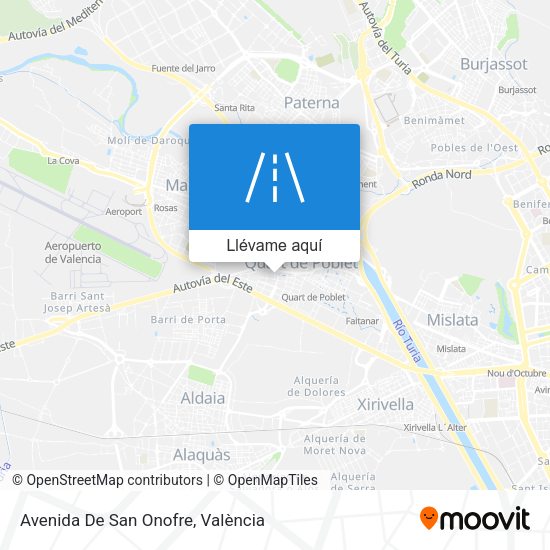Mapa Avenida De San Onofre