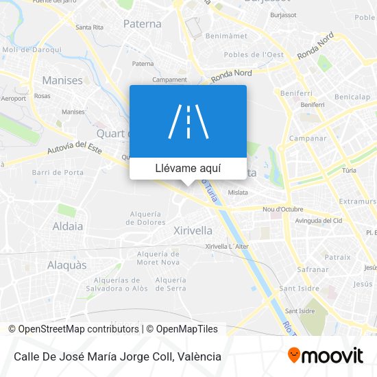Mapa Calle De José María Jorge Coll