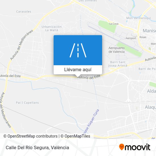 Mapa Calle Del Río Segura