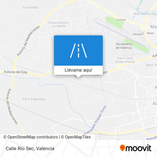 Mapa Calle Río Sec