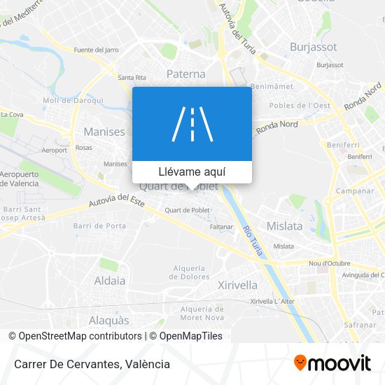 Mapa Carrer De Cervantes