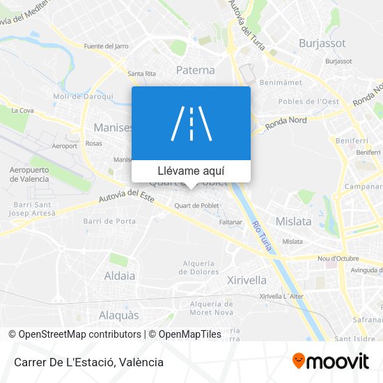 Mapa Carrer De L'Estació