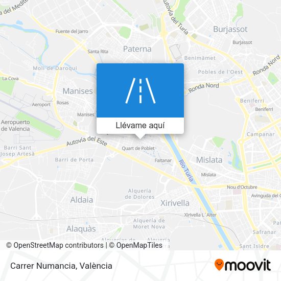 Mapa Carrer Numancia
