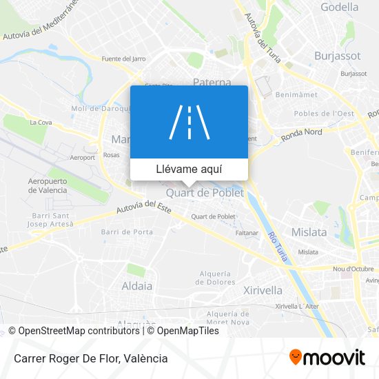 Mapa Carrer Roger De Flor
