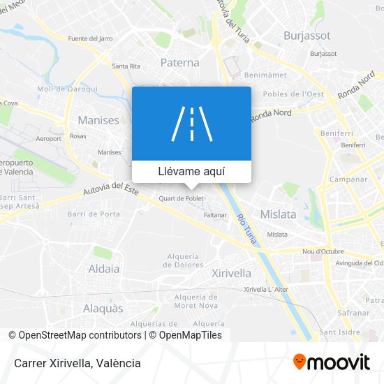 Mapa Carrer Xirivella