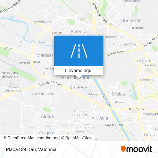 Mapa Plaça Del Dau