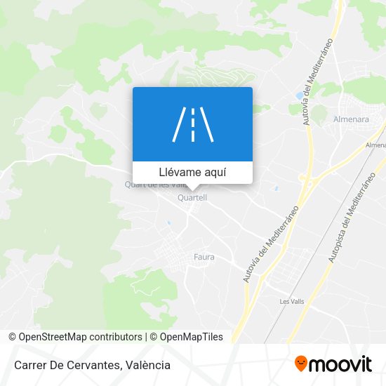 Mapa Carrer De Cervantes