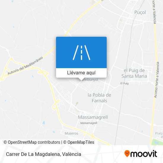 Mapa Carrer De La Magdalena