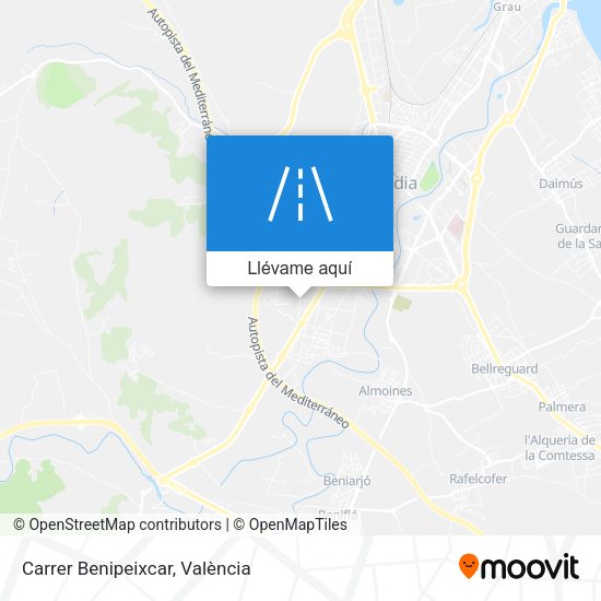 Mapa Carrer Benipeixcar