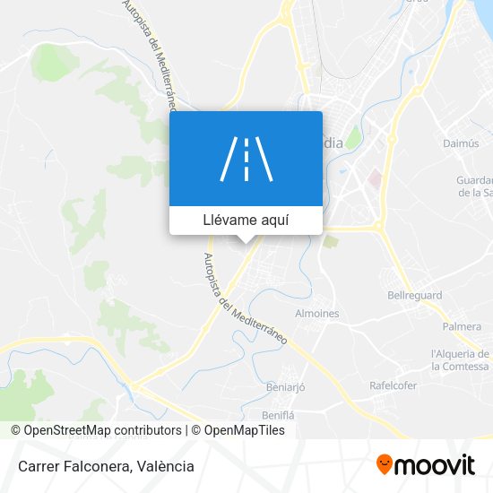 Mapa Carrer Falconera