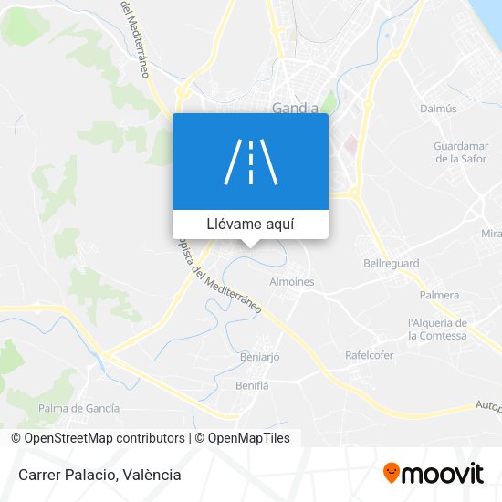 Mapa Carrer Palacio
