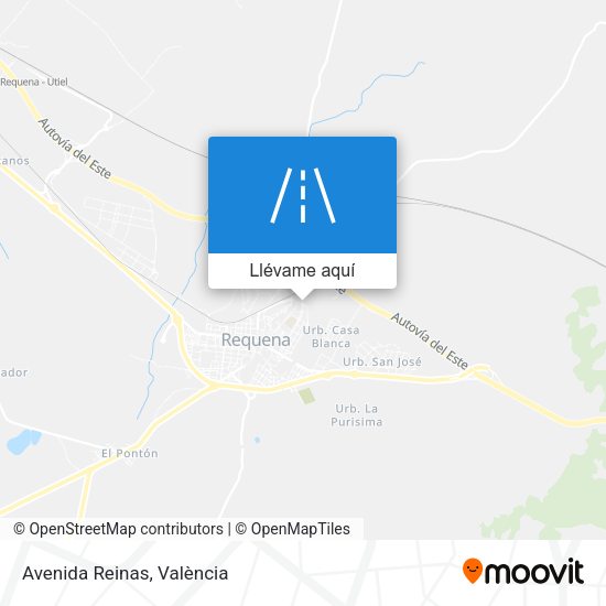 Mapa Avenida Reinas