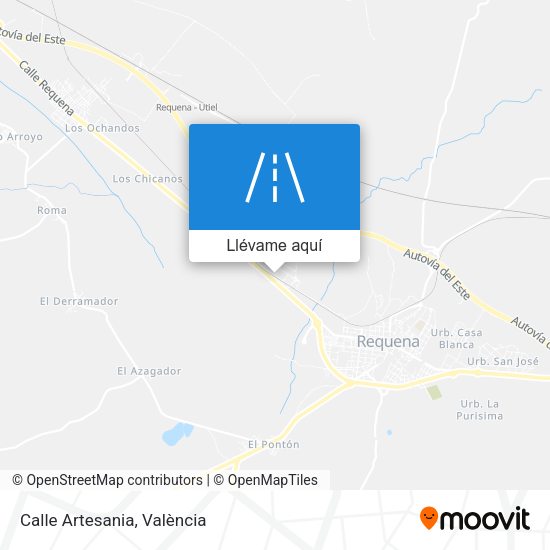 Mapa Calle Artesania