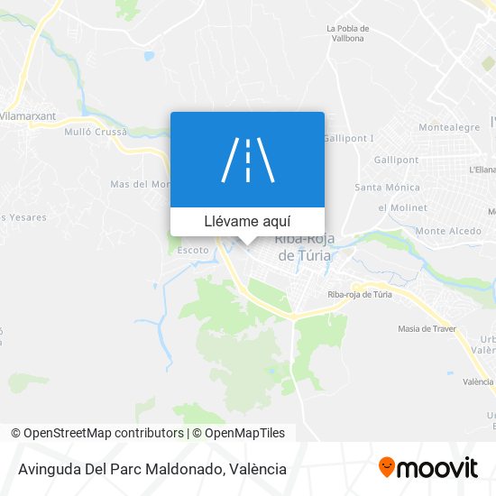 Mapa Avinguda Del Parc Maldonado