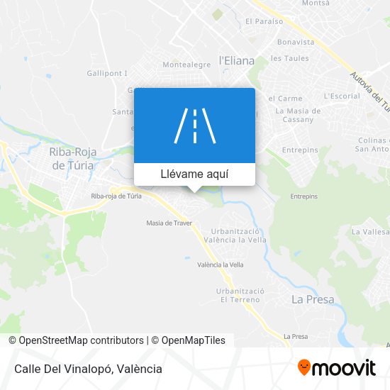 Mapa Calle Del Vinalopó