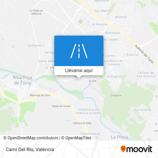 Mapa Camí Del Riu