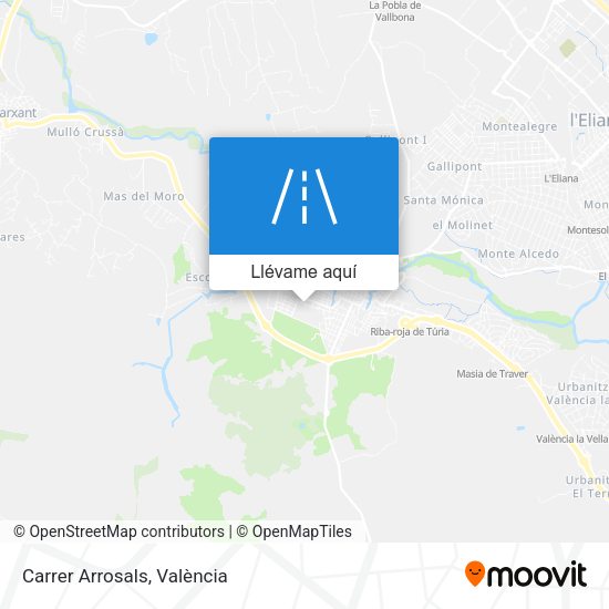 Mapa Carrer Arrosals