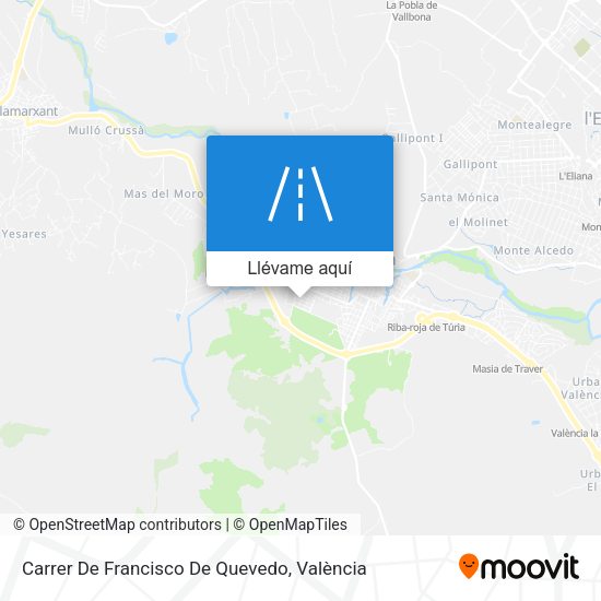 Mapa Carrer De Francisco De Quevedo