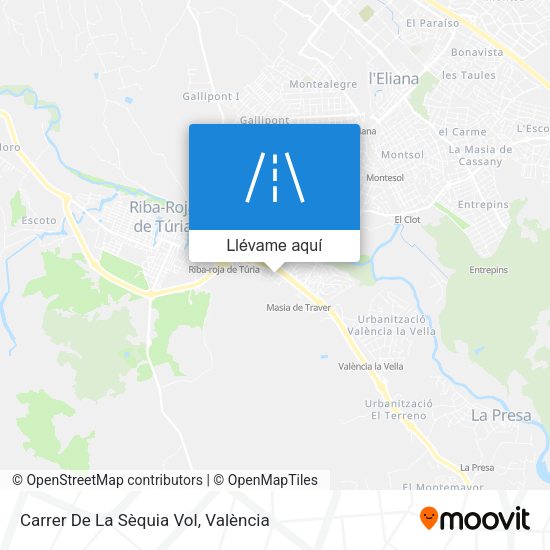 Mapa Carrer De La Sèquia Vol