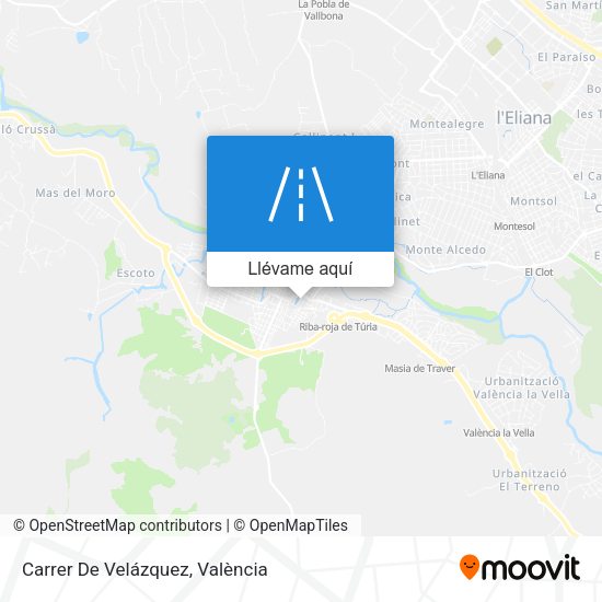 Mapa Carrer De Velázquez