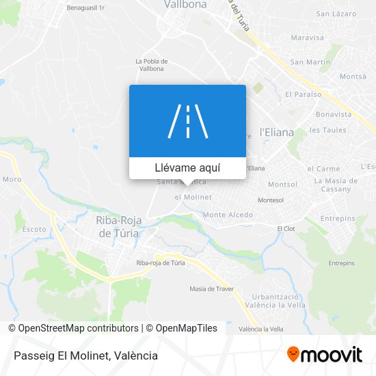 Mapa Passeig El Molinet