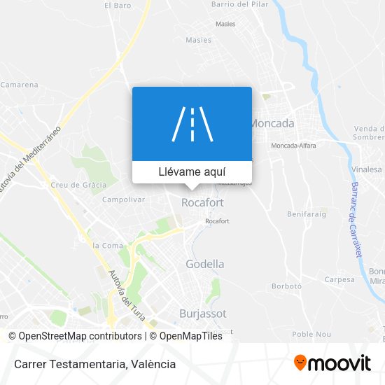 Mapa Carrer Testamentaria