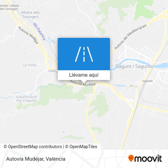 Mapa Autovía Mudéjar