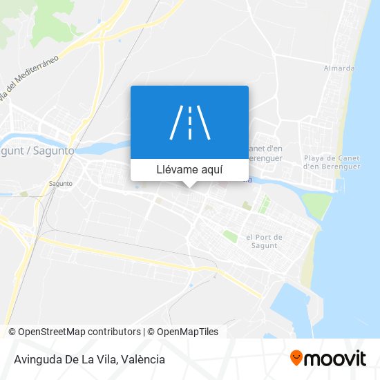 Mapa Avinguda De La Vila