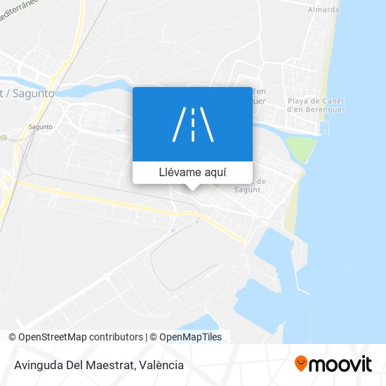 Mapa Avinguda Del Maestrat
