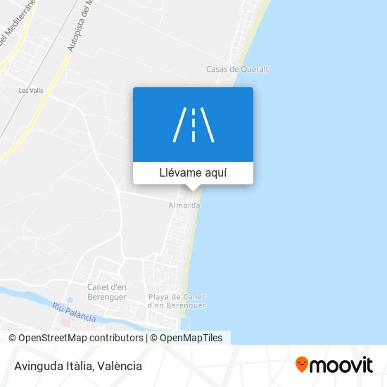 Mapa Avinguda Itàlia