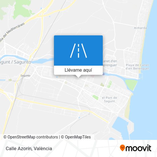 Mapa Calle Azorín