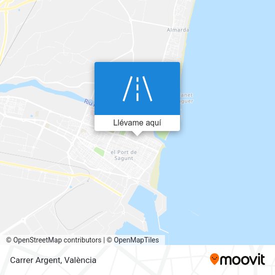Mapa Carrer Argent