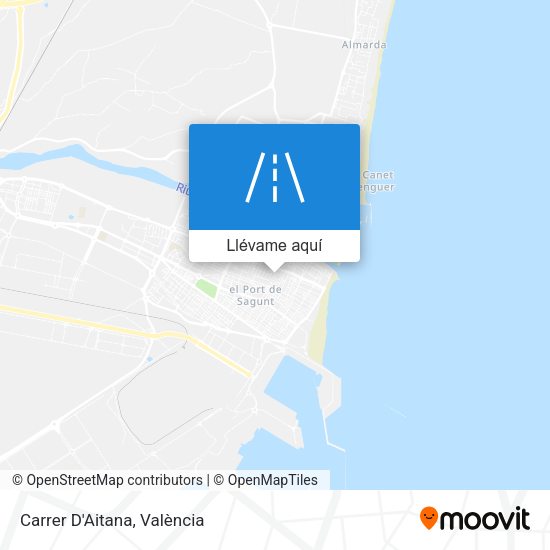 Mapa Carrer D'Aitana