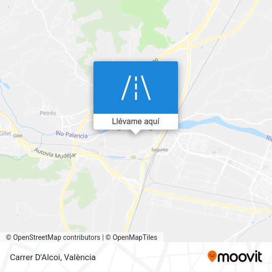 Mapa Carrer D'Alcoi