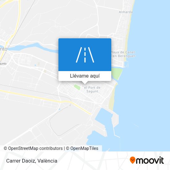Mapa Carrer Daoiz